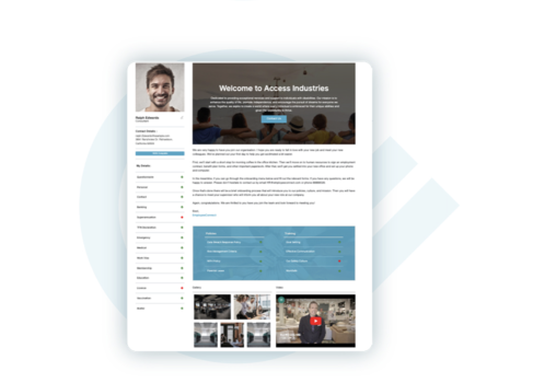 Onboarding dashboard